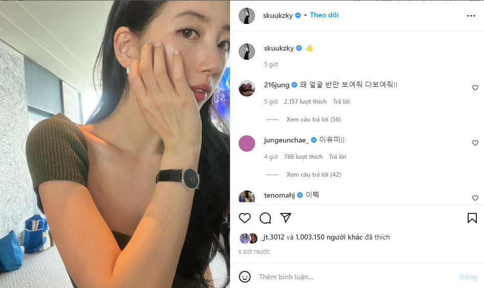 Suzy – mỹ nhân Hàn Quốc lần nào xuất hiện cũng khiến netizen “bấn loạn” vì quá xinh đẹp, nhận xét của vợ tài tử Lee Byung Hun liền gây chú ý  - Ảnh 2